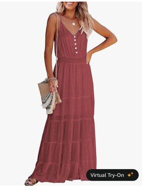 ☀️Flowy Summer Maxi Dress